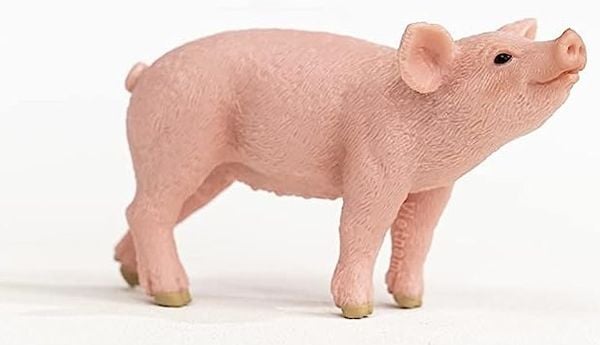 Schleich 13934 - Farm World, Ferkel, Tierfigur, Höhe: 3,3cm