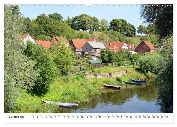 Produktbild: Die Havel entlang - Brandenburg, Rathenow, Havelberg (Wandkalender 2026 DIN A2 quer), CALVENDO Monatskalender