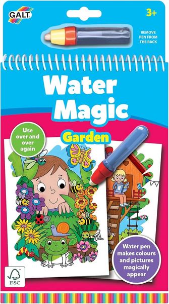 Produktbild: Jumbo 1150400341 - Galt,Water Magic Garden inkl. Wasserstift, Garten-Malbuch