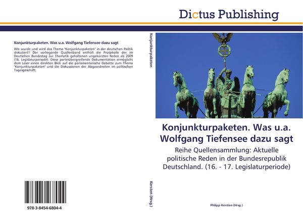 Produktbild: Konjunkturpaketen. Was u.a. Wolfgang Tiefensee dazu sagt