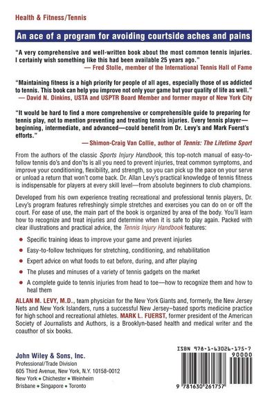 Produktbild: Tennis Injury Handbook