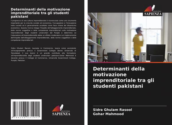 Produktbild: Determinanti della motivazione imprenditoriale tra gli studenti pakistani
