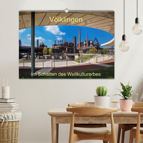 Produktbild: V&ouml;lklingen. Im Schatten des Weltkulturerbes (Wandkalender 2026 DIN A2 quer), CALVENDO Monatskalender