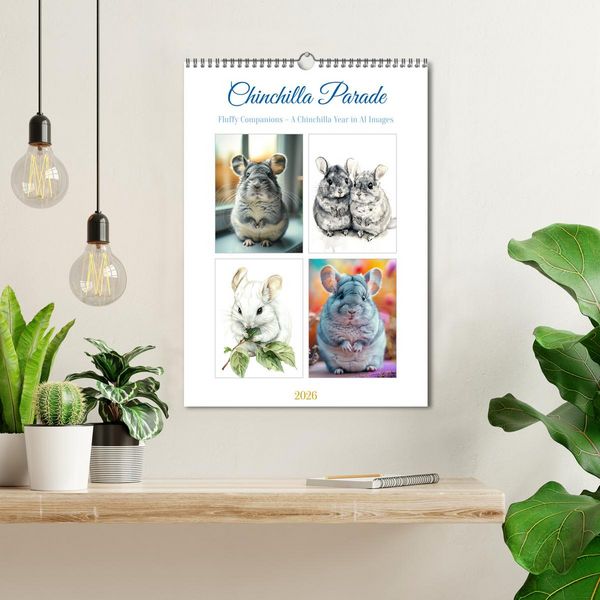 Produktbild: Chinchilla Parade (Wall Calendar 2026 DIN A3 portrait), CALVENDO 12 Month Wall Calendar