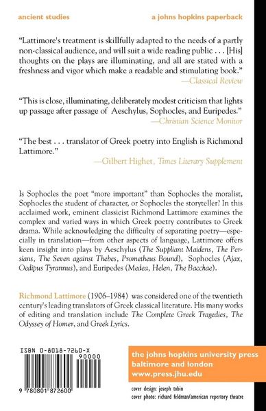 Produktbild: The Poetry of Greek Tragedy