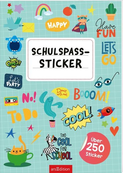 Schulspaßsticker, Pappband von , arsedition, 4014489133339