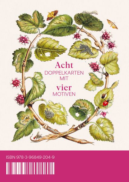 Produktbild: Maria Sibylla Merian &ndash; Acht Kunst-Klappkarten