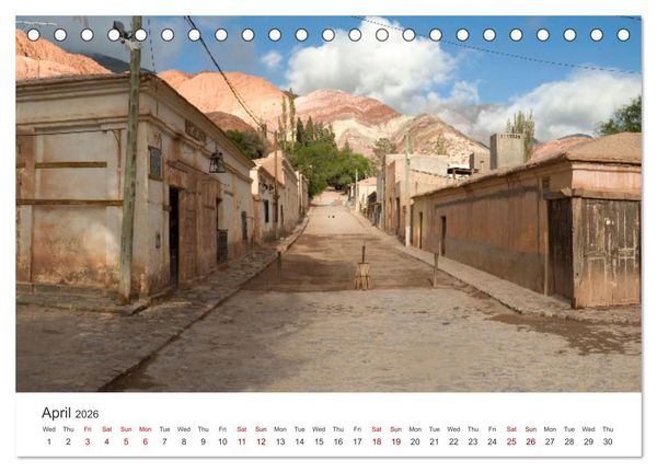 Produktbild: A quick trip to Argentina and Chile (Desk Calendar 2026 DIN A5 landscape), CALVENDO 12 Month DeskCalendar