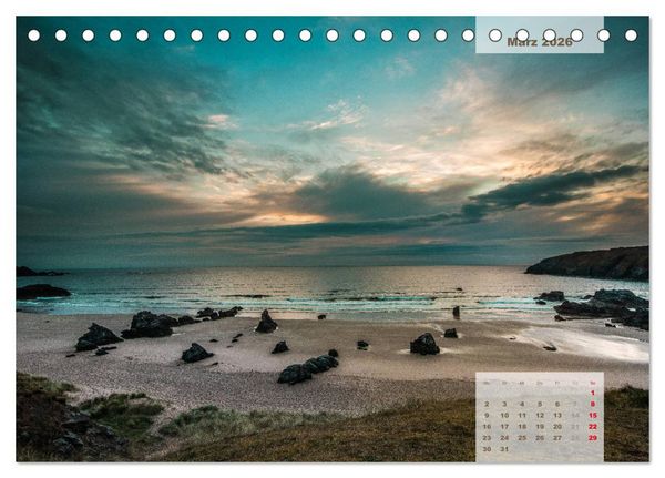 Produktbild: Rauhes Schottland (Tischkalender 2026 DIN A5 quer), CALVENDO Monatskalender