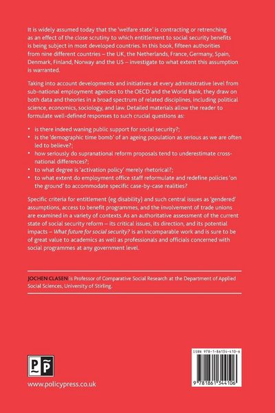 Produktbild: What future for social security?