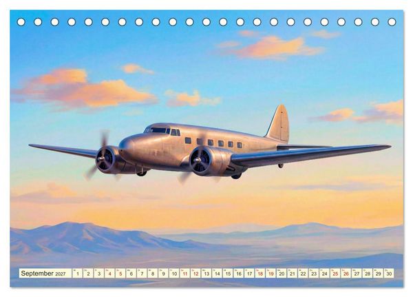 Produktbild: Nostalgisch auf Reisen (Tischkalender 2027 DIN A5 quer), CALVENDO Monatskalender