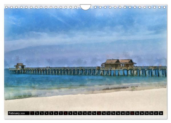 Produktbild: Beautiful Beaches Of Naples (Wall Calendar 2026 DIN A4 landscape), CALVENDO 12 Month Wall Calendar