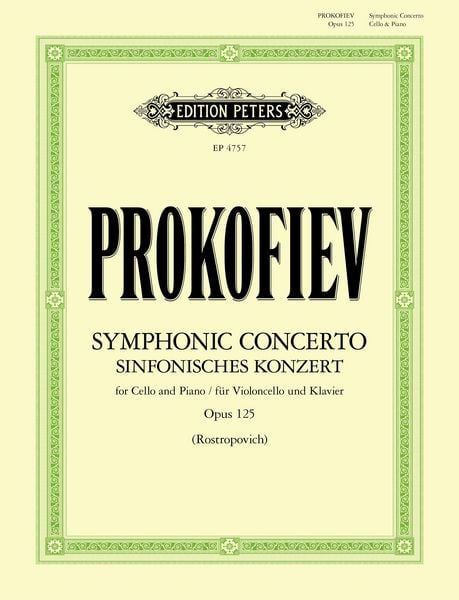 Produktbild: Symphonic Concerto for Cello and Piano Op. 125