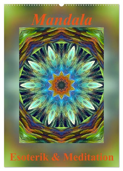Produktbild: Mandala - Esoterik & Meditation (Wandkalender 2026 DIN A2 hoch), CALVENDO Monatskalender