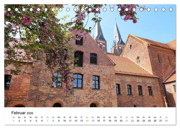 Produktbild: Entlang der sch&ouml;nen Elbe - Jerichow, Tangerm&uuml;nde und Havelberg (Tischkalender 2026 DIN A5 quer), CALVENDO Monatskalender