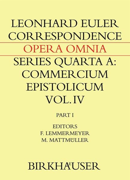 Produktbild: Correspondence of Leonhard Euler with Christian Goldbach