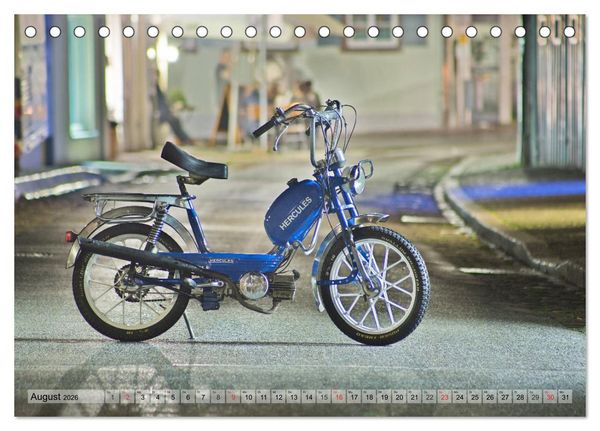 Produktbild: Oldtimer Mopeds - fotografiert von Michael Allmaier (Tischkalender 2026 DIN A5 quer), CALVENDO Monatskalender