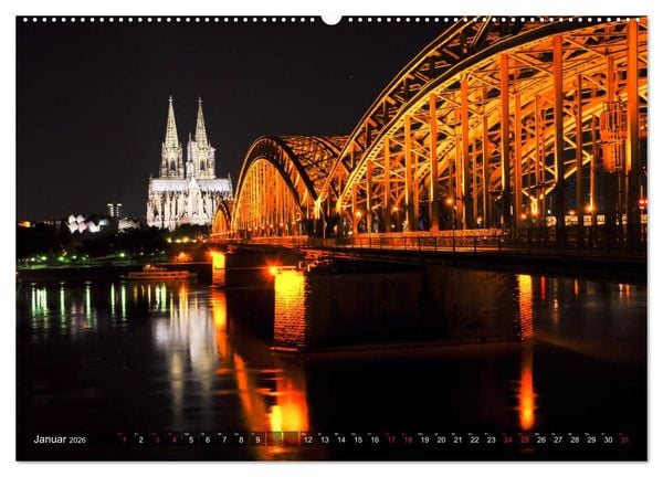Produktbild: Nordrhein-Westfalen - Stadtansichten (Wandkalender 2026 DIN A2 quer), CALVENDO Monatskalender