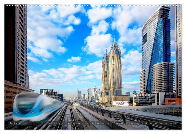 Produktbild: Dubai - zwischen Traum und Wirklichkeit (Wandkalender 2026 DIN A2 quer), CALVENDO Monatskalender