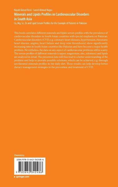 Produktbild: Minerals and Lipids Profiles in Cardiovascular Disorders in South Asia