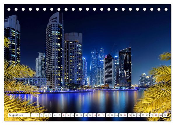 Produktbild: Dubai - Das achte Weltwunder (Tischkalender 2026 DIN A5 quer), CALVENDO Monatskalender
