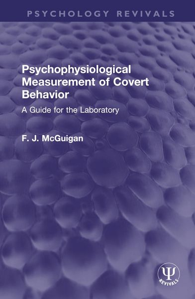 Produktbild: McGuigan, F: Psychophysiological Measurement of Covert Behav