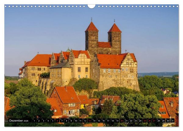 Produktbild: Quedlinburg - Welterbestadt im Harz (Wandkalender 2026 DIN A3 quer), CALVENDO Monatskalender