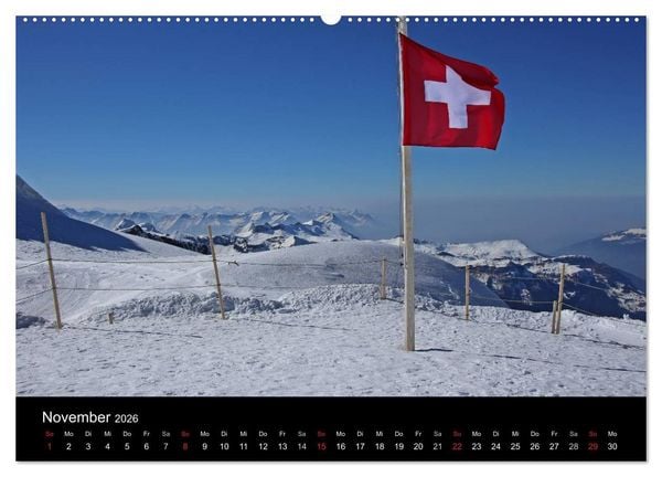 Produktbild: Unterwegs in den Schweizer Bergen - swissmountainview.ch (Wandkalender 2026 DIN A2 quer), CALVENDO Monatskalender