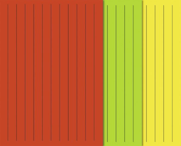 Produktbild: URSUS Flechtmotive im Neon-Look. 9er Set