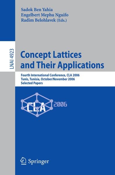 Produktbild: Concept Lattices and Their Applications
