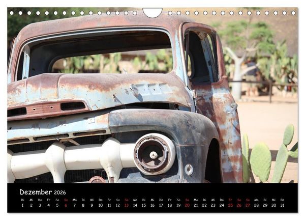 Produktbild: Faszination Namibia - Oldtimer mal anders (Wandkalender 2026 DIN A4 quer), CALVENDO Monatskalender