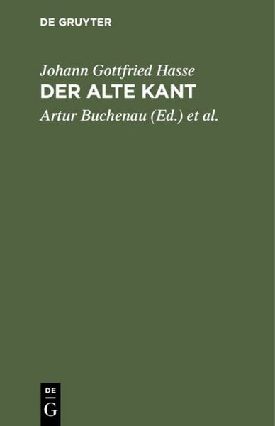 Produktbild: Der alte Kant