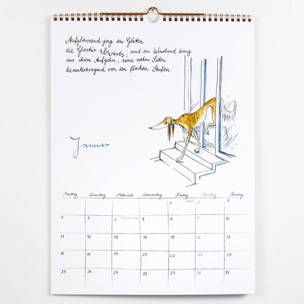 Produktbild: Rilke-Kalender 2027 &ndash; Wandkalender