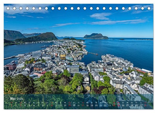 Produktbild: Skandinavien - Fjorde, Sch&auml;ren und Meer... (Tischkalender 2026 DIN A5 quer), CALVENDO Monatskalender