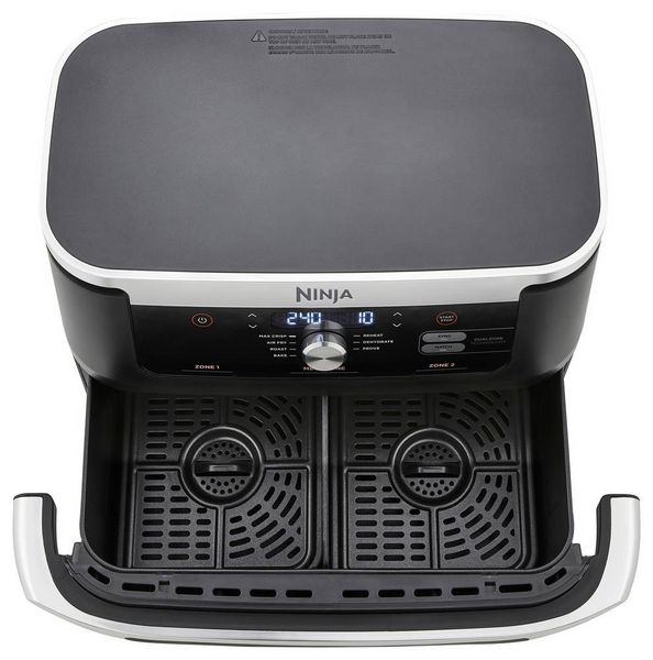 Produktbild: Ninja AF500EU Hei&szlig;luft-Fritteuse 2470 W Schwarz, Silber