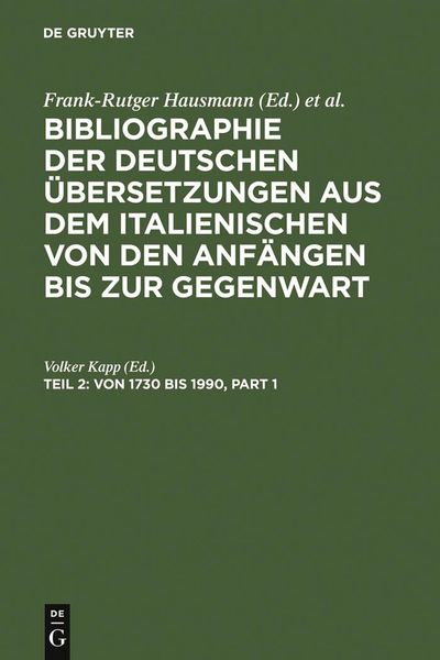 Produktbild: Von 1730 bis 1990