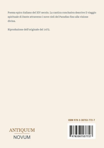 Produktbild: La Divina Commedia