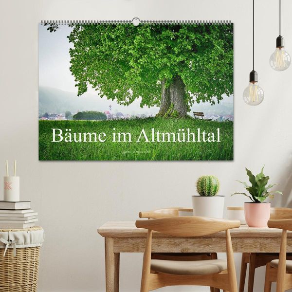 Produktbild: B&auml;ume im Altm&uuml;hltal (Wandkalender 2026 DIN A2 quer), CALVENDO Monatskalender