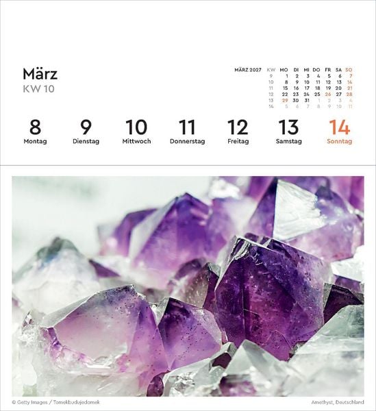 Produktbild: Strukturen - KUNTH Postkartenkalender 2027