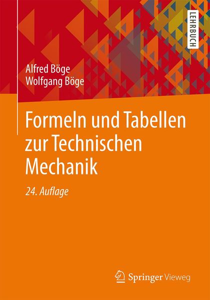 Produktbild: Formeln und Tabellen zur Technischen Mechanik