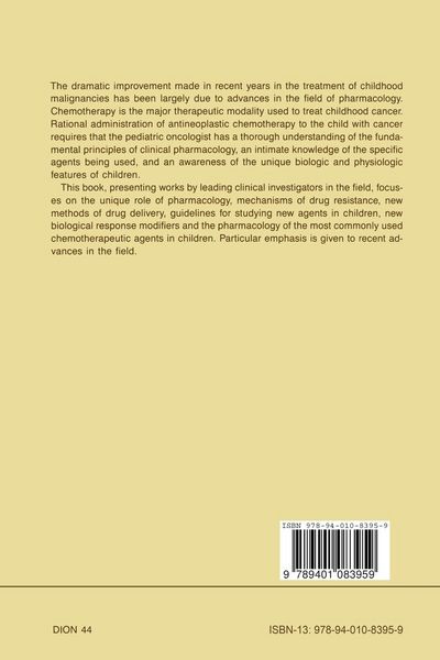 Produktbild: The Role of Pharmacology in Pediatric Oncology