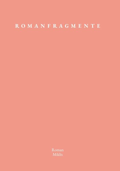 Produktbild: Romanfragmente
