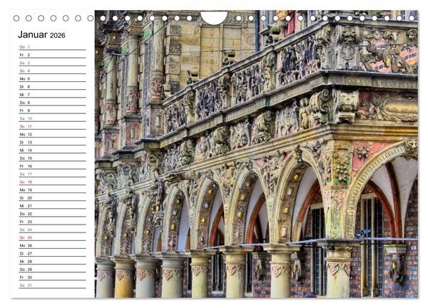 Produktbild: Bremen ganz nah (Wandkalender 2026 DIN A4 quer), CALVENDO Monatskalender