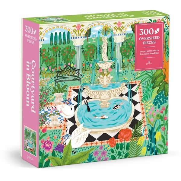 Courtyard in Bloom 300 Piece Puzzle