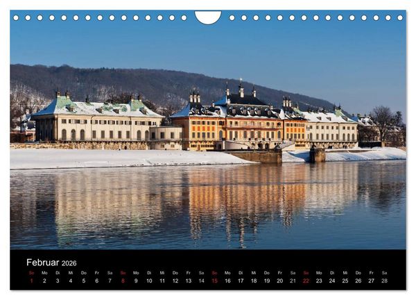 Produktbild: S&auml;chsische Burgen und Schl&ouml;sser (Wandkalender 2026 DIN A4 quer), CALVENDO Monatskalender