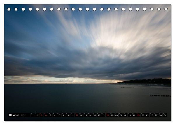 Produktbild: Binz Zingst 2026 (Tischkalender 2026 DIN A5 quer), CALVENDO Monatskalender