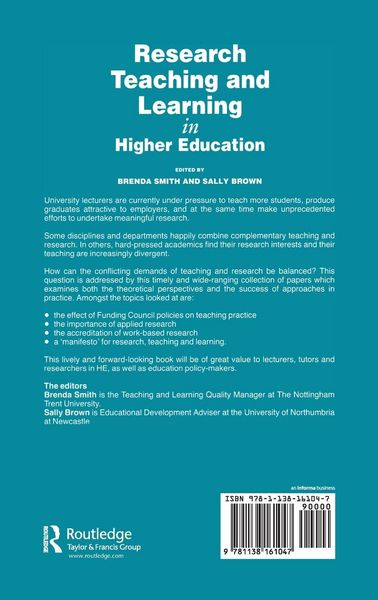 Produktbild: Research, Teaching and Learning in Higher Education