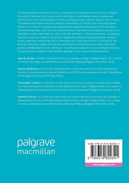 Produktbild: Trust in Nuclear Disarmament Verification
