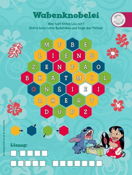 Produktbild: Disney Best of: 1001 Sticker - Stickern - R&auml;tseln - Ausmalen
