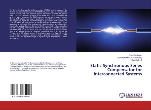 Produktbild: Static Synchronous Series Compensator for Interconnected Systems